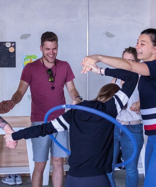 Interaktion mit Studierenden des Studiengangs Soziale Arbeit