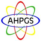 Logo der AHPGS mit farbigen, sich überschneidenden Ellipsen in Rot, Grün, Gelb und Blau um den Schriftzug „AHPGS“.