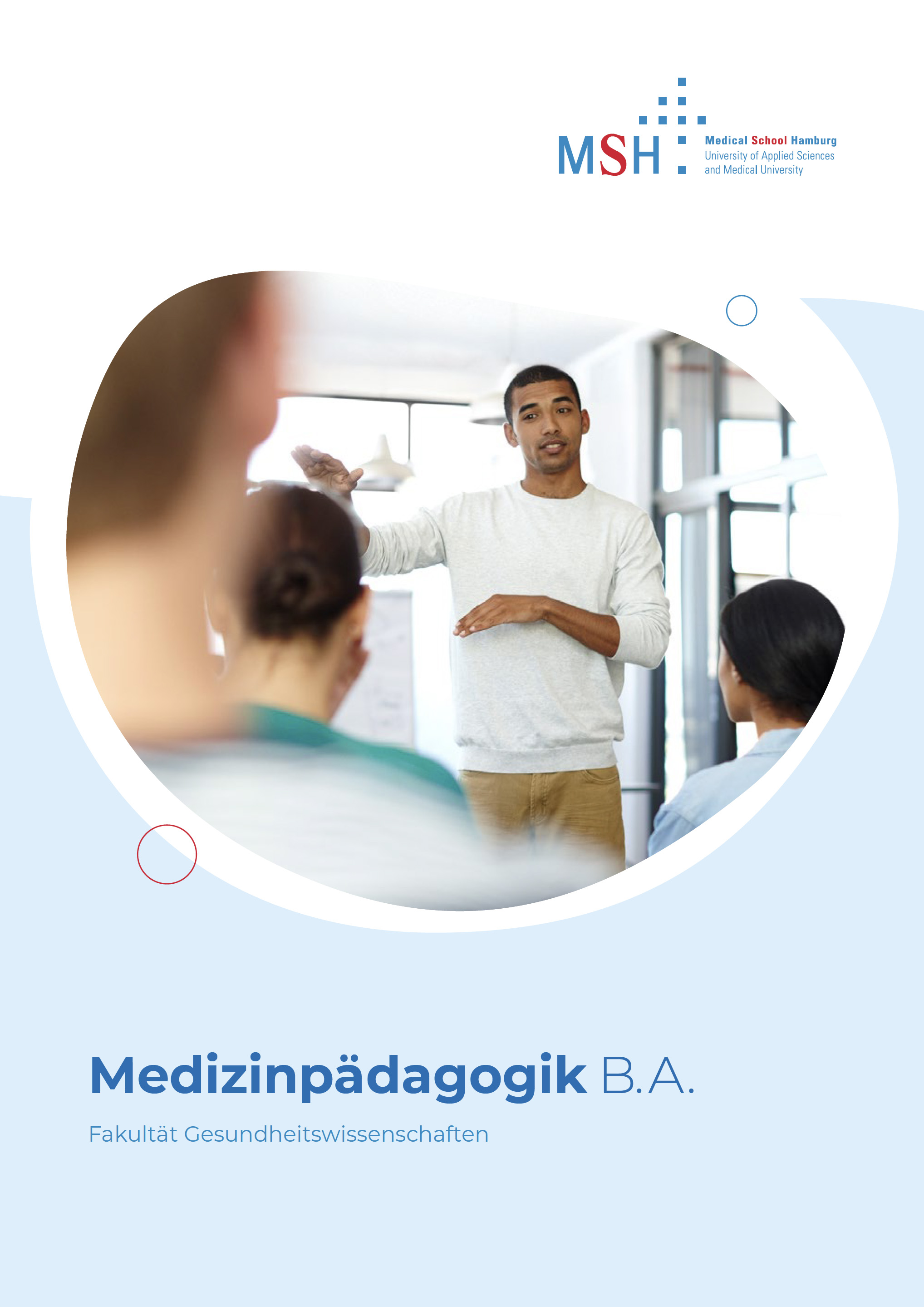 Flyer Bachelor Medizinpädagogik MSH