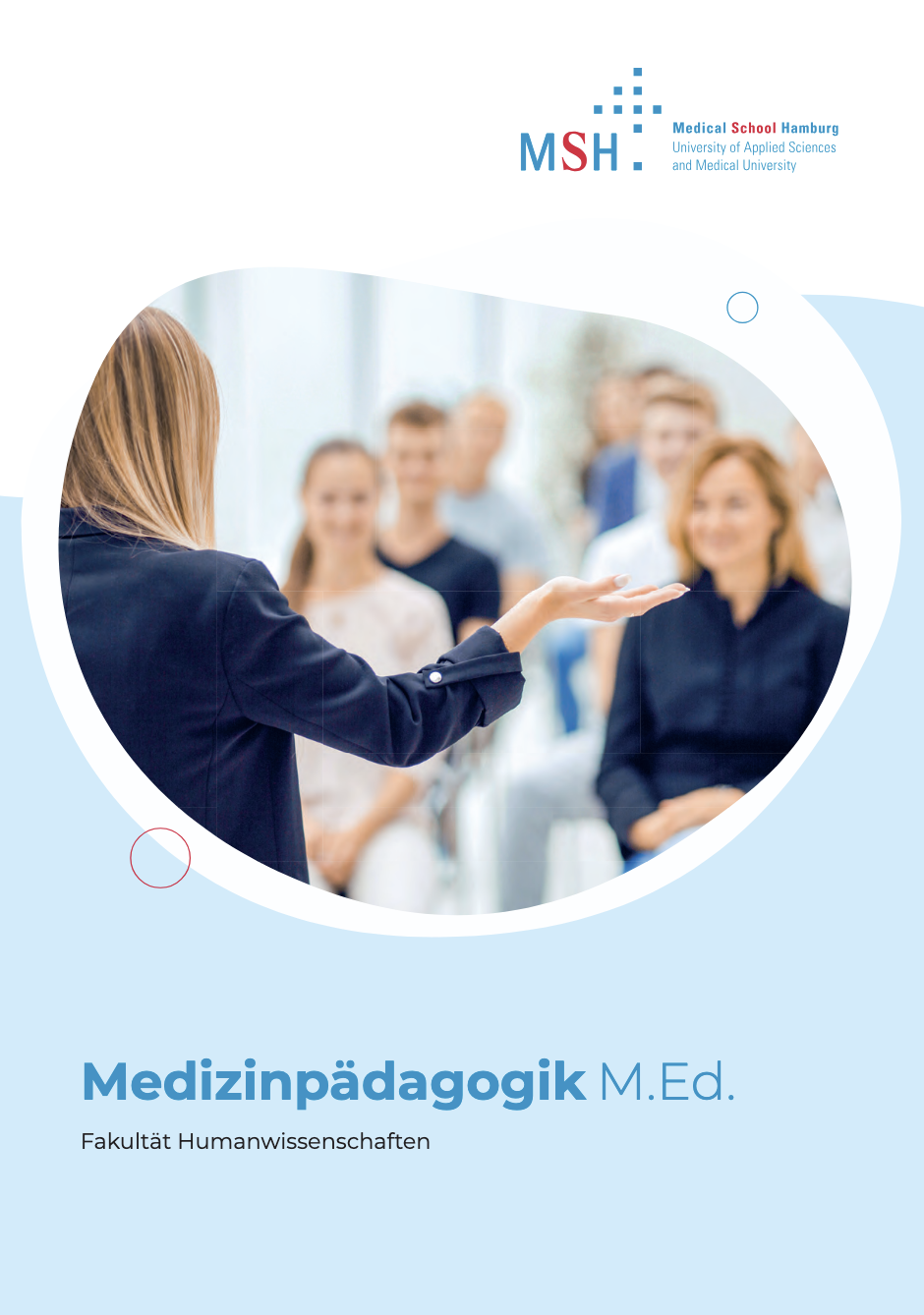 Flyer Master Medizinpädagogik