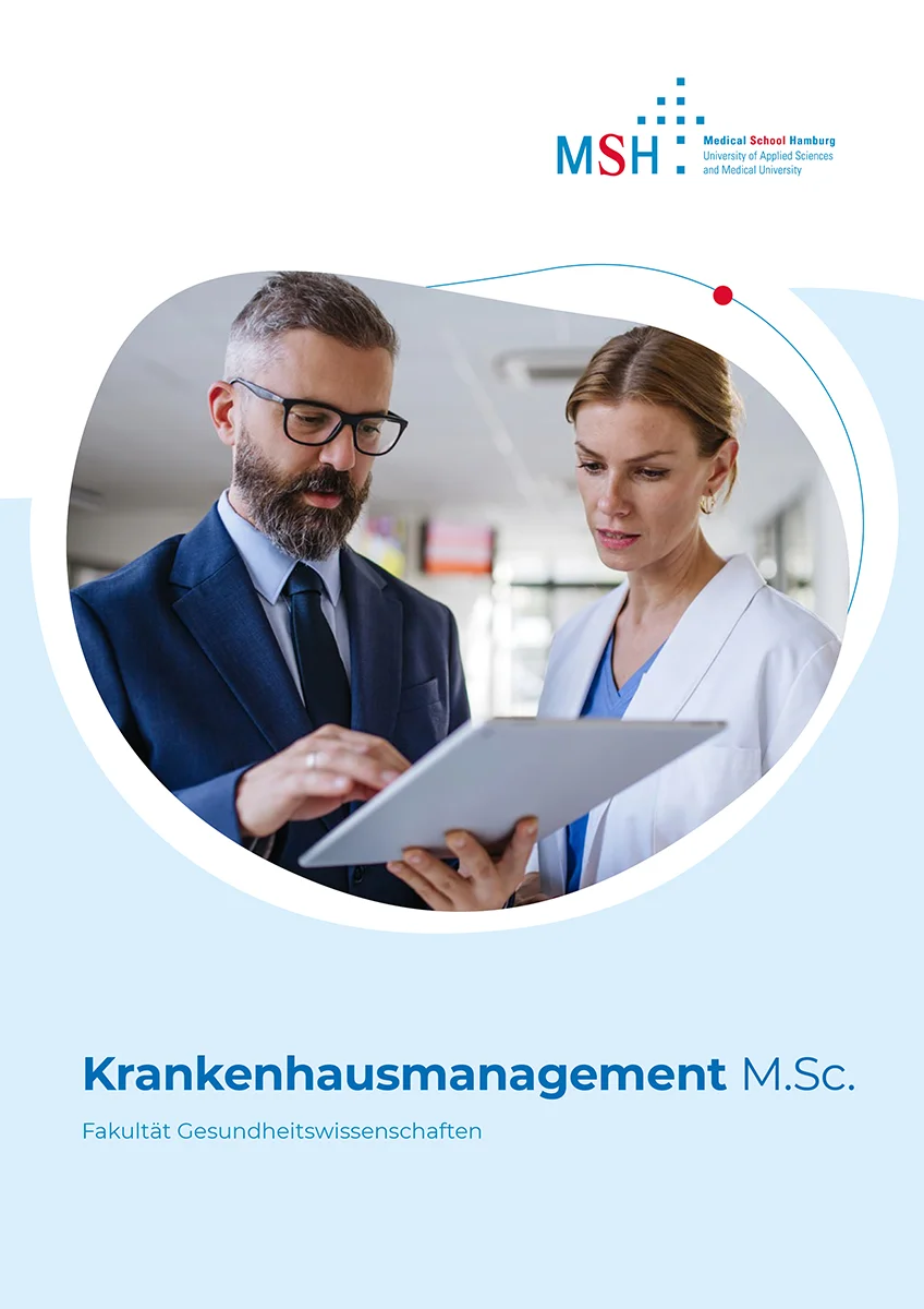 Flyer Master Krankenhausmanagement