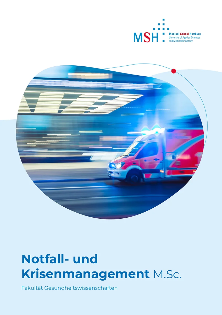 Flyer Master Notfall- und Krisenmanagement