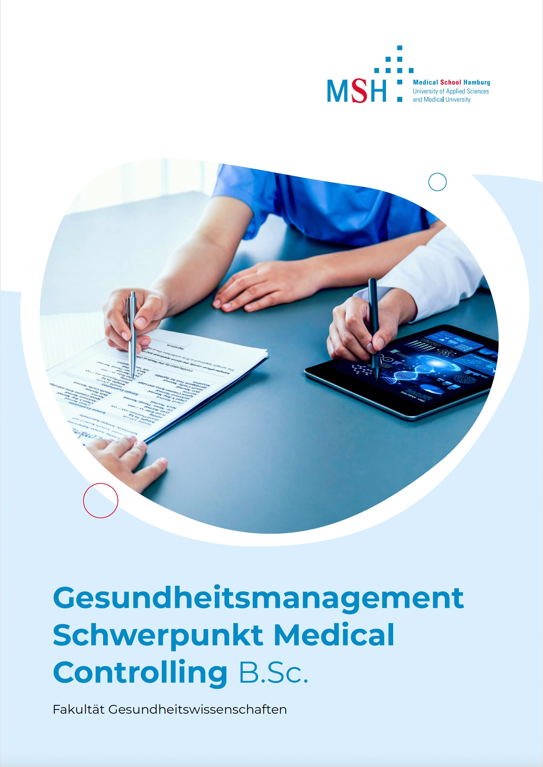 Flyer Bachelor Medical Controlling and Management