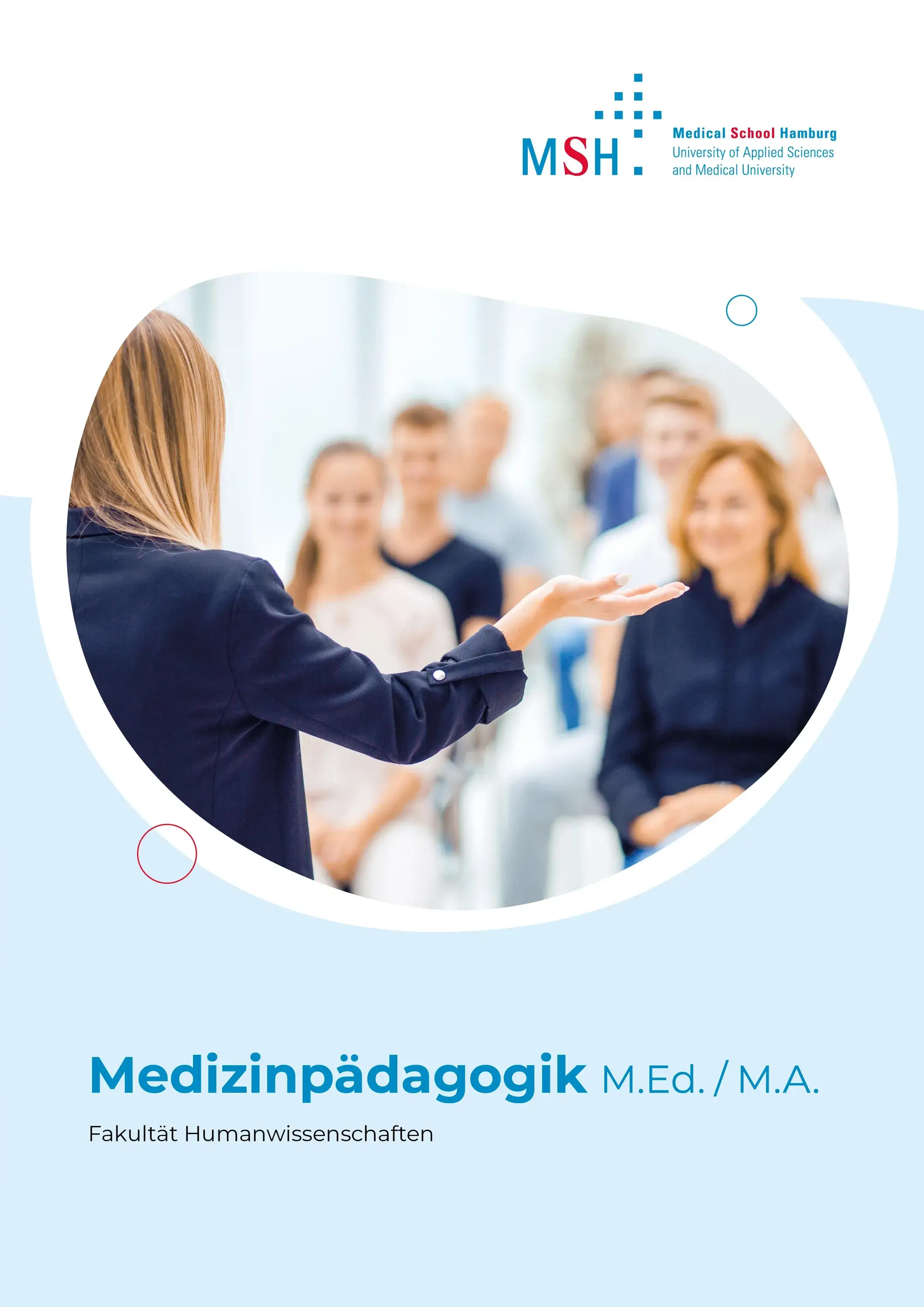 Flyer Master Medizinpädagogik